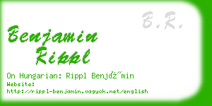 benjamin rippl business card